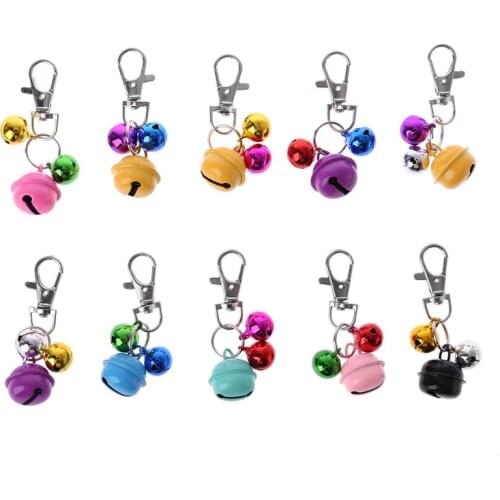 Colorful Pet Dog Cat Collar Animal Bell Necklace Accessories For Collar Loud Bell kitten Safety