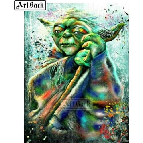 Sale diy diamond painting alien icon full square / round drill 3D diamond embroidery rhinestone mosaic home decoration