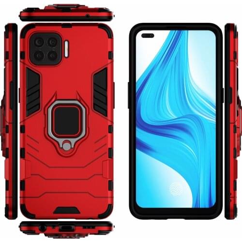 Phone Holder Finger Ring Case for OPPO Reno 4 Lite Armor Shockproof Cover on the Reno 4 Lite for OPPO Reno 4 Lite 4lite CPH2125
