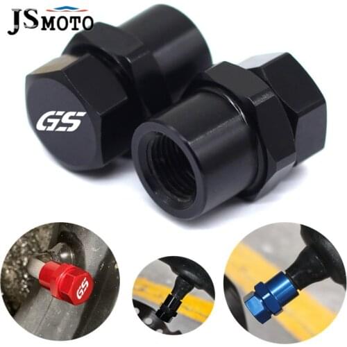 CNC Wheel Tire Valve Stem Caps Dust Waterproof Covers Airtight Cover For BMW G310GS F850GS/750GS 800GS/700GS R1250GS R1200GS ADV
