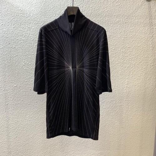 Owen seak Men T Shirt 100%Cotton Gothic Style Mens Clothing Oversize Tops Tees Summer Women Tees Black T Shirt