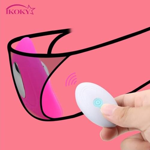 IKOKY 8 Speed Wearable Eletric Shock Vibrating Egg Remote Control G Spot Vibrator Clitoris Stimulator Female Masturbator