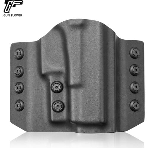 Gun&Flower OWB Kydex Holster Hunting Shooting Handgun Accessories Glock 19/23/32 Right&Left Hand Pistol Pouch