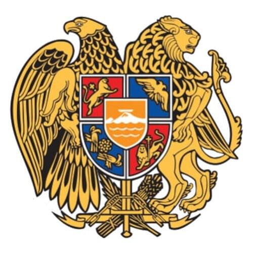 Creative Armenia Coat of Arms Beautiful Decals Car Body Window Motorcycle Decorative Stickers