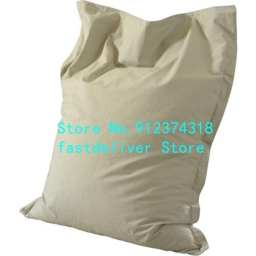 Summer chairoversized luxury comfortably accommodate two adults float beanbag, pool floating bean bag lounge cushion COVER ONLY