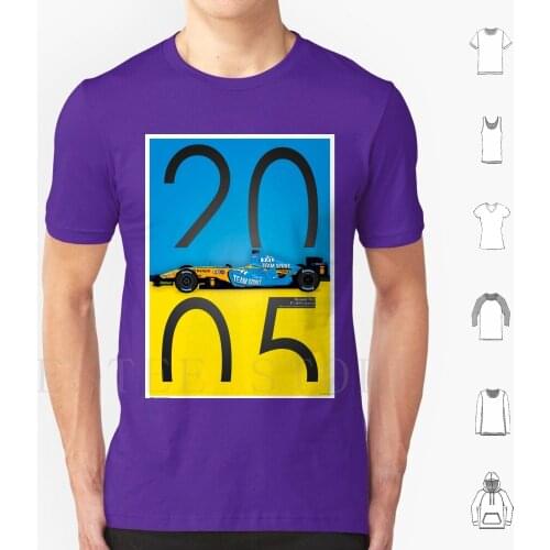 R25 Alonso Poster T Shirt Men Cotton 6Xl R25 R25 Alonso Alonso Fernando Alonso Alooficial 2005 Alonso R26 Motorsport