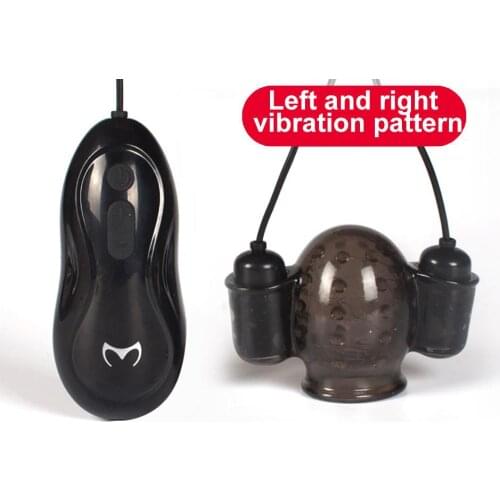 Men Vibrating Glans Penis Trainer Masturbation Delay Massager Sex Stimulation Toy Vibrating Sex Toys for men adult products