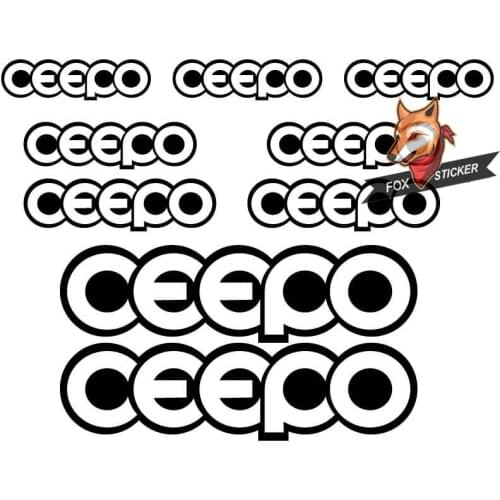 Bicycle frame stickers road bike mountain bike MTB Track bike TT bike cycle decal reflective stickers forCOOPO