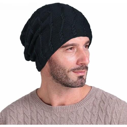 New knitted hat Balaclava Bonnet winter hat mens and womens male beanie caps velvet Skullies warm beanie thick ski hat