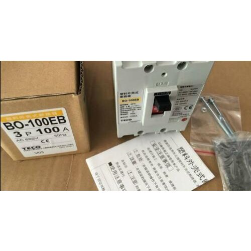 NEW TECO BO-100EB 3P 100A Circuit Breaker #exp