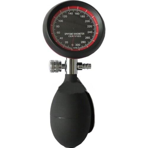 Meeting blood pressure monitoring accessories hand-held pressure display table 300mmhg plus black PVC pressure ball