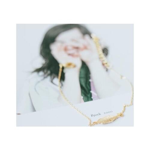 Factory Direct sales -- Cute Trendy Leaf Bracelet --Gold /Silver/Rose Gold 3 colors Free combination