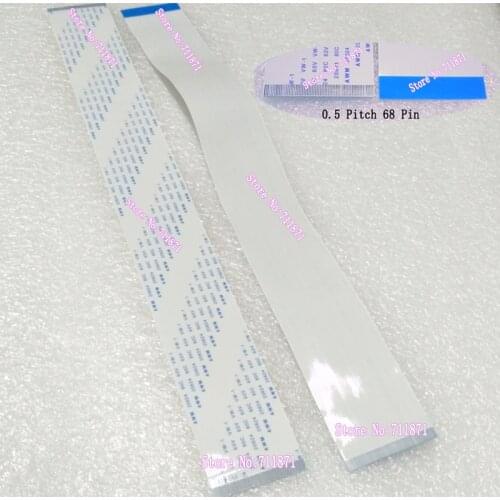 Type A B 0.5 Pitch 68P Flexible Flat Cable 300mm 68Pin FFC Cable Line 68 Pin FFC Cable 68P ribbon Line 68Pin FPC FFC Line cable