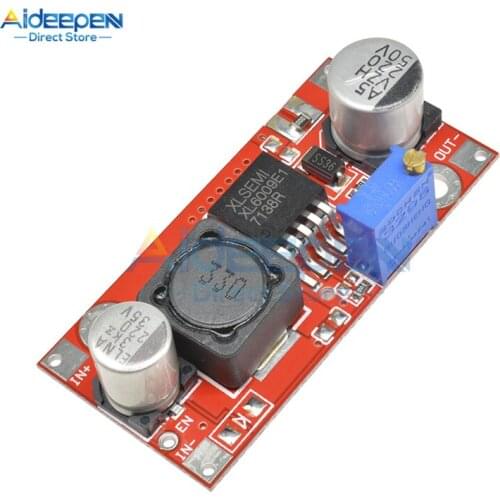 XL6009 DC-DC Step up boost Module Adjustable 3-32V to 5-35V 4A Non-isolated Step-up Voltage Regulator Converter Replace LM2577