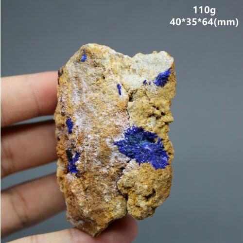 100% Natural beautiful GuiZhou azurite mineral specimen crystal Stones and crystals Healing crystal Free shipping