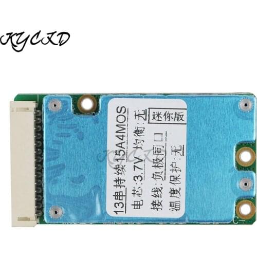 3.7V BMS 13S 48V 15A 20A 18650 Li-ion Lithium Battery Pack Charge Board Common/Seperate Port Overcharge Protection For Ebike