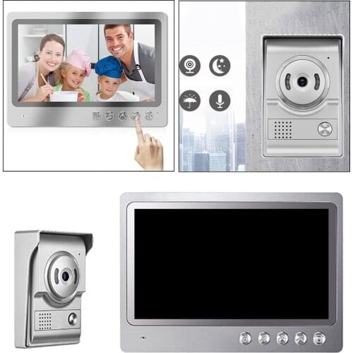 9" Monitor Video Intercoms Home Security System Video Doorbell Door Phone