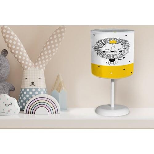 Childrens room lampshade models decoration baby lighting light table lamp chandelier lampshade Lion King crown animal patterned