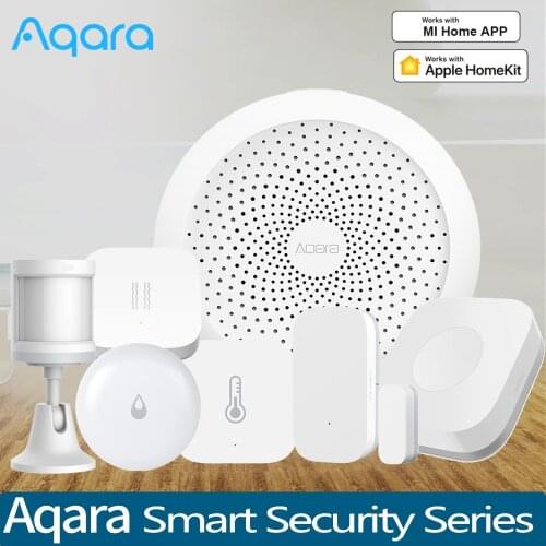 Aqara Hub Gateway M1S Zigbee Sensor Automation Wireless Switch Temperature Sensor For Homekit Xiaomi Mihome Smart Home Kits