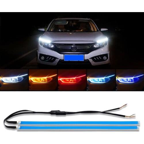 Car Led Strip Running Light for Mazda 3 5 2 6 323 626 929 Axela Atenza Protege RX MX CX CX3 CX5 MX3 CX7 CX-9 RX7 RX8 Signal Lamp