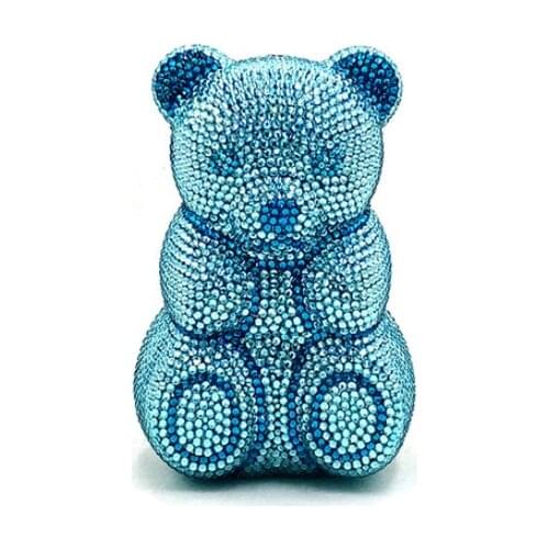 Female Pink/Red/Silver/Gold/Blue Rhinestone Women Phone Clutches Girls Multicolored Diamond Party Prom Handbags Female Purse