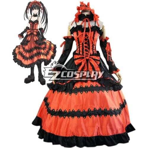 Date A Live Tokisaki Kurumi Nightmare Cosplay Costume E001