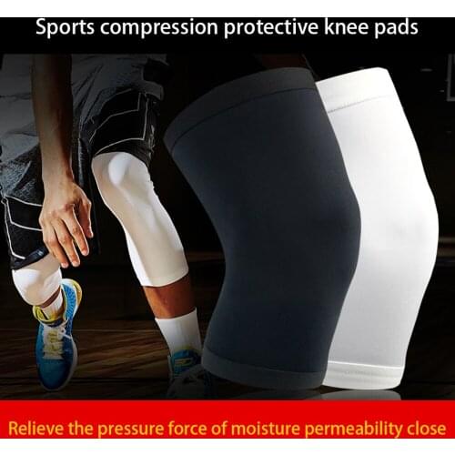 1 Piece Basketball Sports Knee Pad Breathable Compression Leggings Outdoor Running Fitness Cycling Rock Climbing Protective Gear