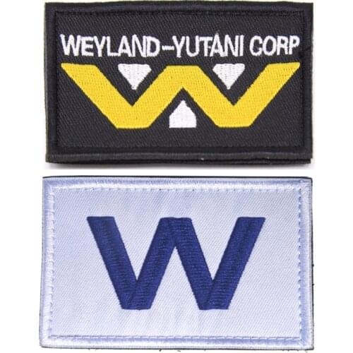 MOVIE WEYLAND YUTANI CORPORATION CORP LOGO Better Worlds PATCH Prometheus Covenant WEYLAND-YUTANI Patch Badge
