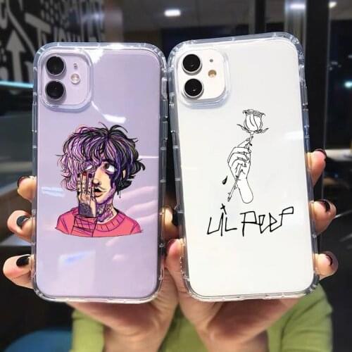 Lil Peep Hellboy Love Soft Silicone Phone Case For iPhone 12 11 Pro MAX X XS XR SE20 7 8 Plus Transparent Cover Shockproof Coque