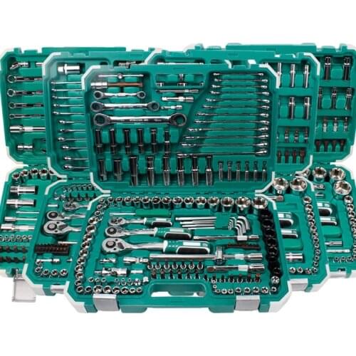 Professional Tool Box Car Repair Tool Socket Set Cr-v Ratchet Wrench Spanner Rotary Tool Box Ferramentas Combination Hand Tools