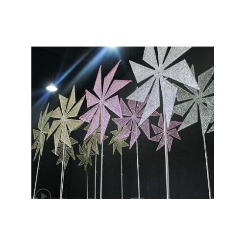 New wedding props can be lifted electric rotating windmill shopping mall window display scene scene decoration