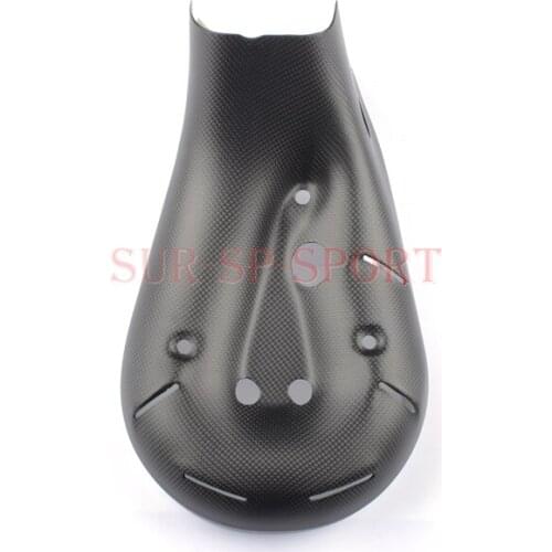 Rear Exhaust Mid Pipe Cover Cowl Fairing For Ducati 1199 Panigale / Superbike 899 Full Carbon Fiber 100