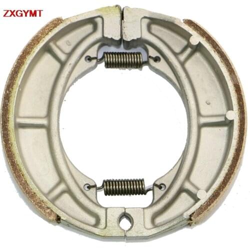 Semi Met Disc Brake Pads Set for KAWASAKI KLF 110 KLF110 Mojave 1987 1988 Front Rear Shoe Drum 88 87