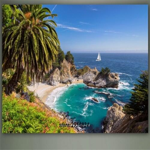 Custom Modern Wall Murals California Coast 3d Photo Wall Paper for Kids Room TV Background Kitchen Study Bedroom Living Room