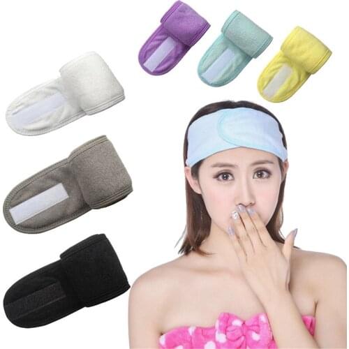 Head Band Sweat Hairband Wrap Stretchable Washable Headbands for Women Hair for Sports Face Wash Makeup Hair Accessories