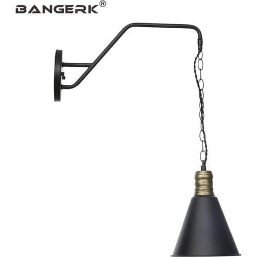 Industrial Wind LED Wall Lamp Loft Decor Retro Sconce Wall Lights Iron E27 Edison Bedside Wall Light Indoor Lighting Wandlamp