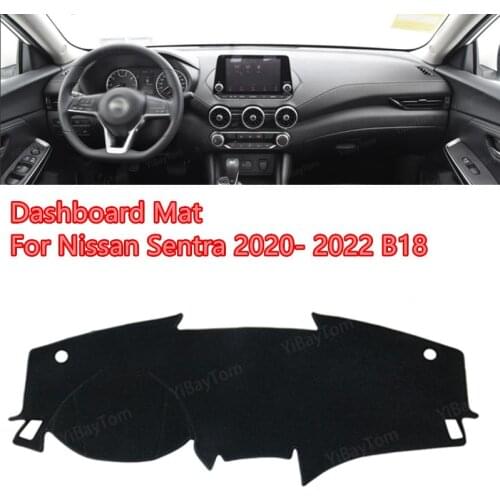 For Nissan Sentra 2020- 2022 B18 High Quality Anti-Slip Mat Sunshade Dashmat Protect Carpet Dashboard Cover Pad Accessories