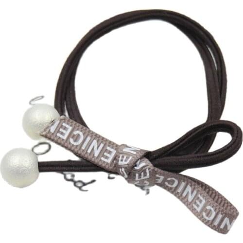 1PCS Creativity Webbing Scrub Ball Elastic Hair Band Toy For Girl Handmade Bow Headband Scrunchy Kids Hair Accessories For Women