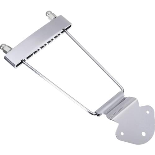 Brand New 6 String Jazz Guitar Bridge Trapeze Tailpiece Open Frame Bridge For Archtop Guitar Accessories