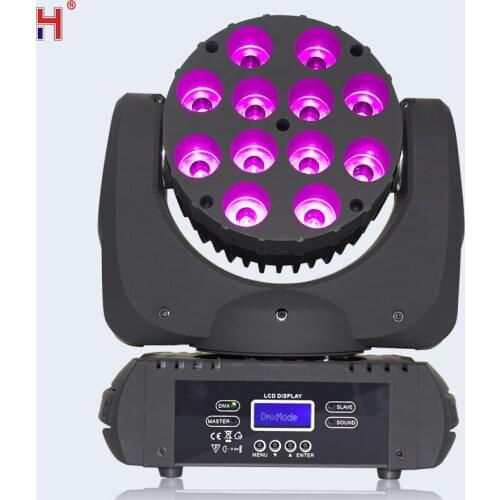LED Rotating DJ Spot Wash Lights DMX Moving Head RGBW 4In1 Colors Mixer Disco Stage Effect For Professional Stage