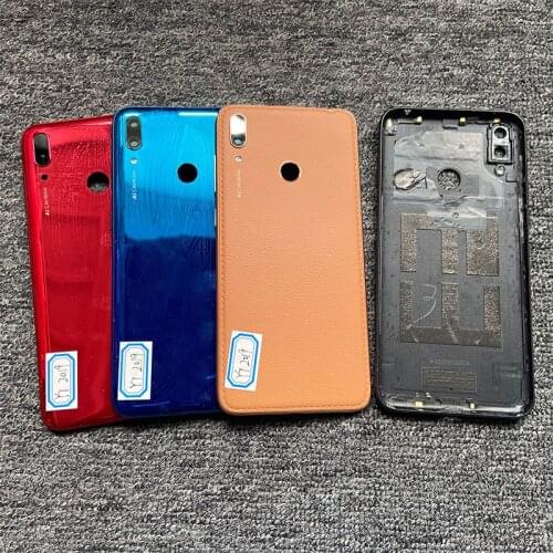 10/PCS 6.26" Back Housing Battery Cover Rear Door Case Camera Lens For Huawei Y7 2019/Y7 Prime Pro 2019 DUB-LX1,L21,LX3,L23