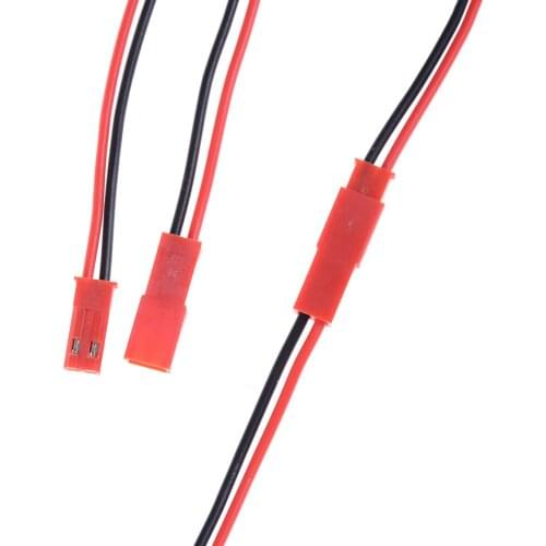 100mm Pitch 2.54mm Male and Female Wire Connector Plug Cable for DIY RC Battry Model Hot Sale New 10 Pairs 2 Pin JST