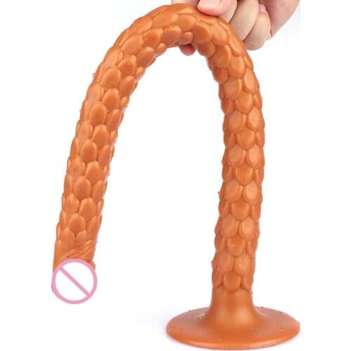 2020 New 50cm Long Dildo Anal Plug Masturbator Prostate Animal Dildo Silicone Butt Plug Erotic Sex Toy For Women SM Gay Anal Sex