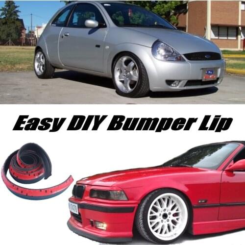 Bumper Lip Deflector Lips For Ford Ka / Sport Ka MK2 Front Spoiler Skirt For Car View Tuning / Body Kit / Strip
