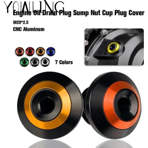 M20.2.5 Engine Oil Drain Plug Sump Nut Cup Plug Cover FOR DUCATI PANIGALE 1199 899 2012 2013 2014 2015 PANIGALE 1299 2015 -2018