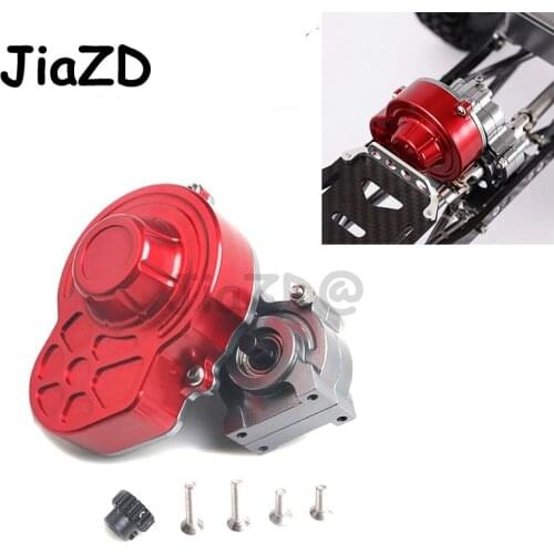 Metal Transmission Gearbox 1/10 RC Automotive Assembly Transmission Gearbox for Axial SCX10 RC Crawler Car Upgrade RC Car Parts