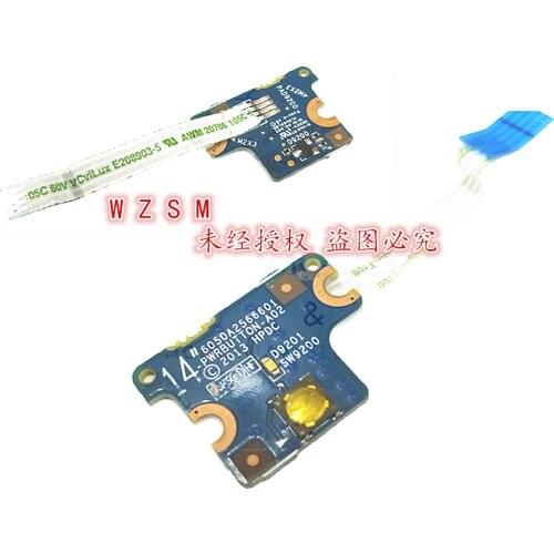 Original For HP Probook 640 650 G1 laptop Power Button Board with Cable switch Repairing Accessories 6050A2566601