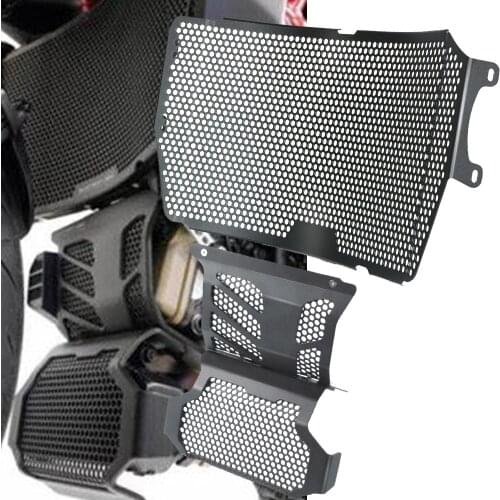 Radiator Engine Guard Grill-Oil Cooler Guard-Chin Lower Front Spoiler Fairing Cover For Ducati Hypermotard 939 SP 2016 2017 2018