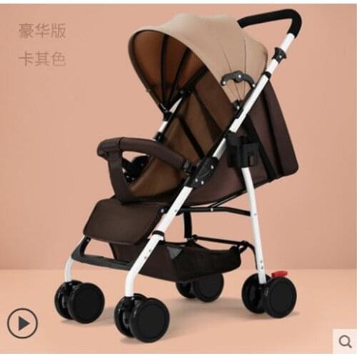 Baby stroller ultra light portable seat reclining baby umbrella stroller