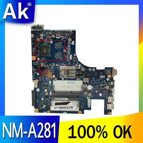 AVAILABLE NEW 100% ACLU5 / ACLU6 NM-A281 MAINBOARD MOTHERBOARD Fit For LENOVO G50-4 NOTEBOOK PC E1 CPU +WITH VIDEO CARD5